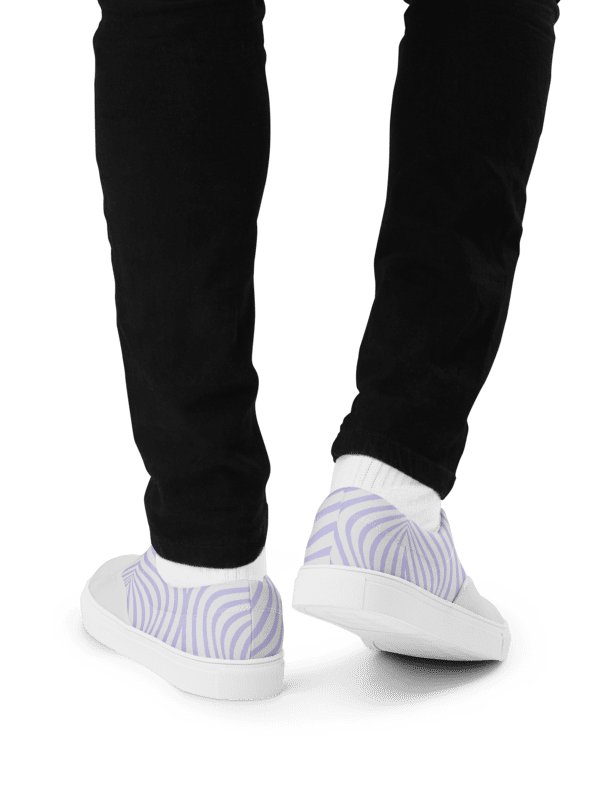 Symmetric Waves Men's Canvas Shoes product image (9)