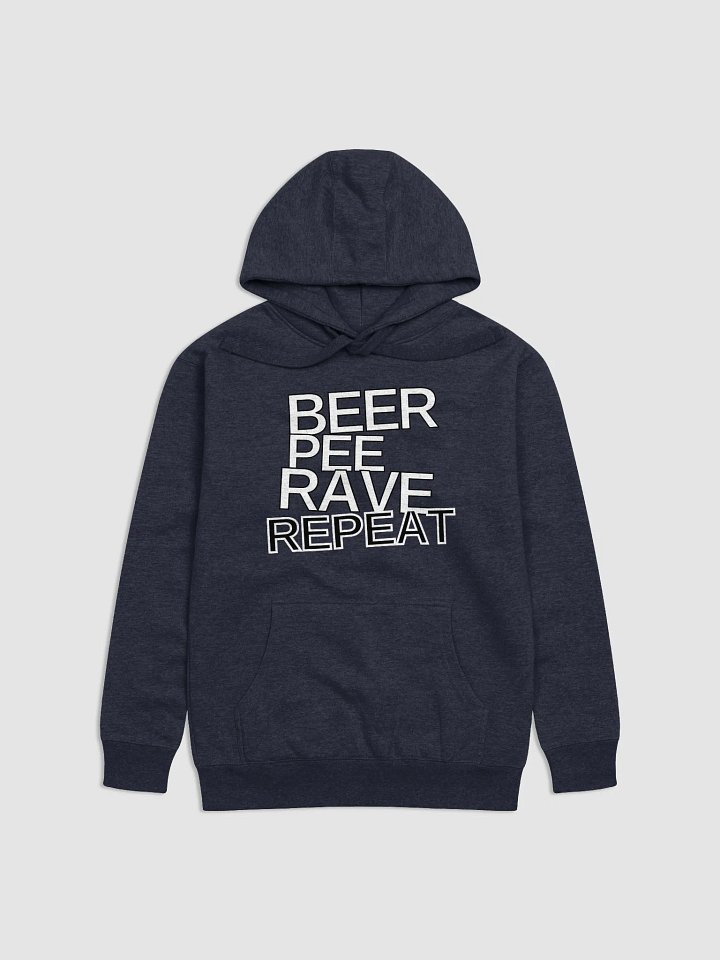Beer Pee Rave Repeat Hoodie product image (6)