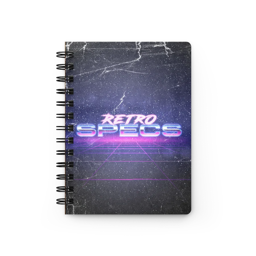 RETRO SPECS: "80s" Themed Spiral Bound Journal product image (1)
