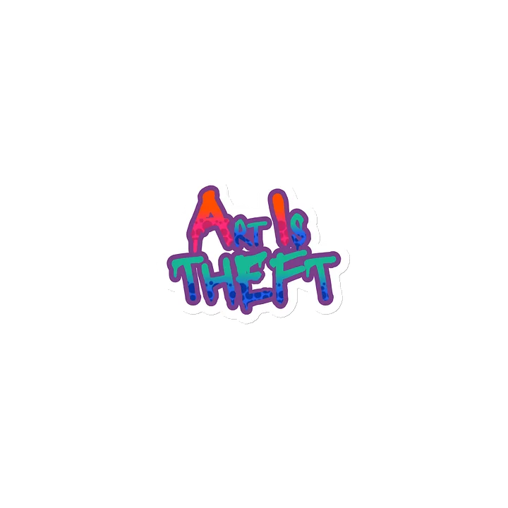 AI Art Is Theft Magnet product image (1)
