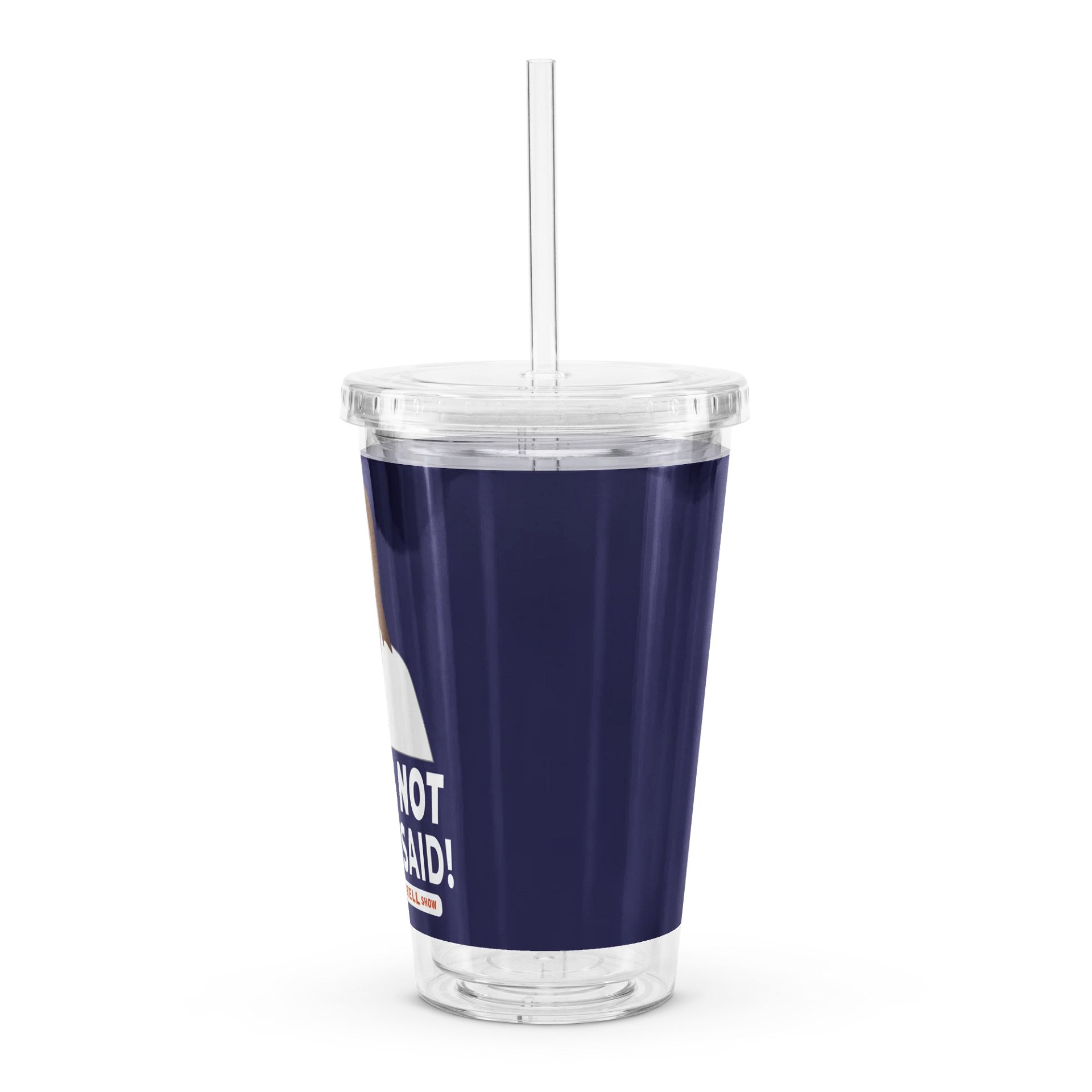 "That Is NOT What I Said" Jesus Facepalm Double Wall Clear Plastic Tumbler product image (4)