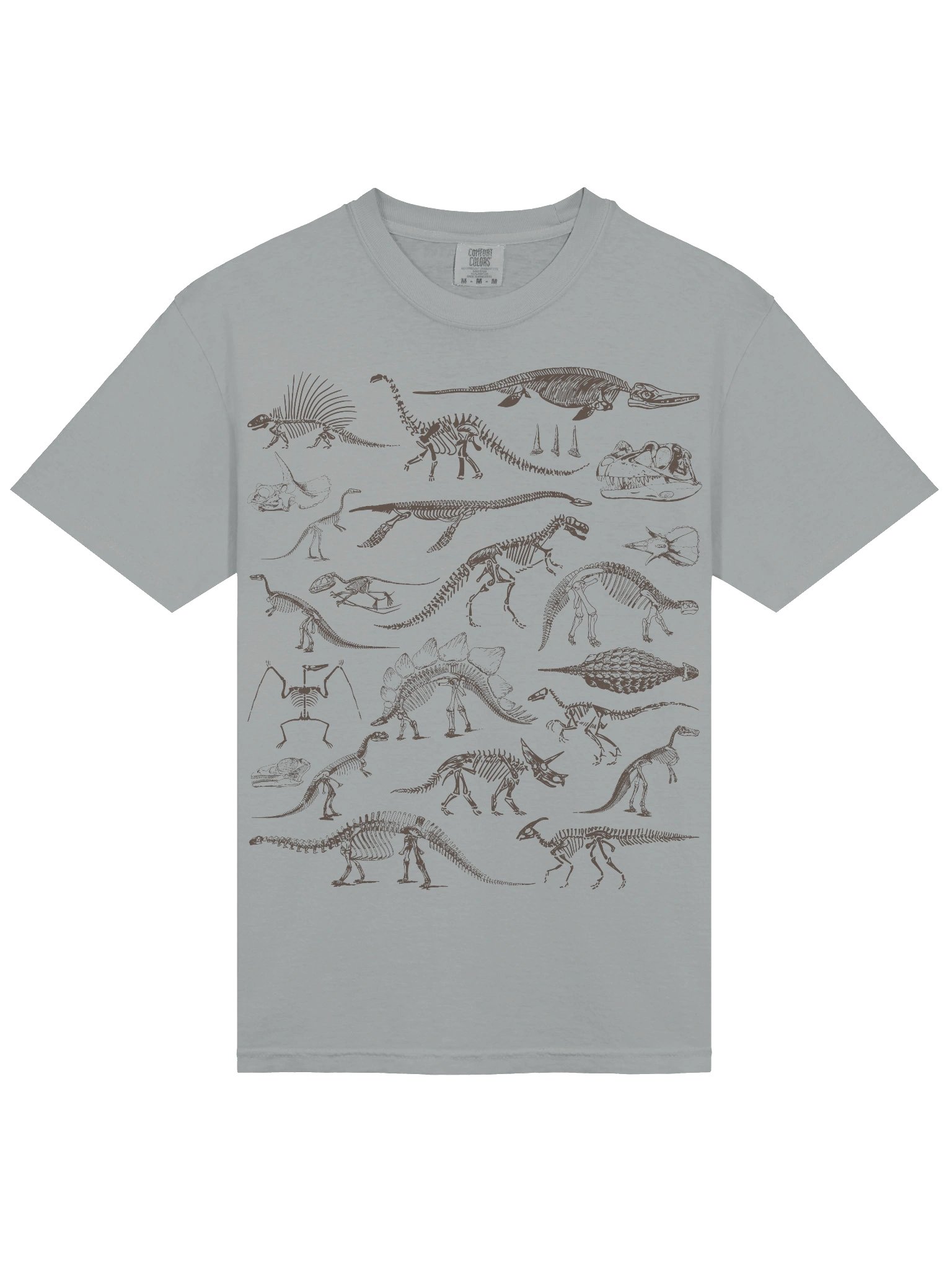 Dark Academia Dinosaur Skeleton Shirt – Vintage Fossil Bones Graphic Tee product image (5)