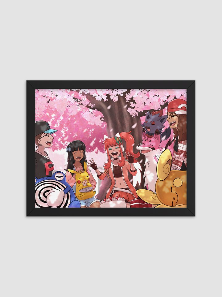Black Framed Cherry Blossom Poster product image (1)