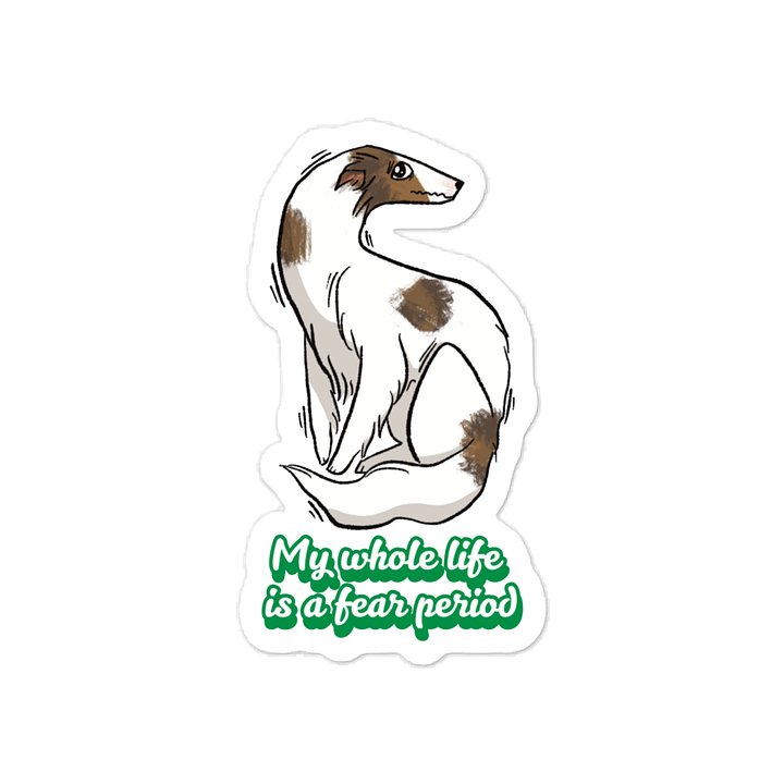 Fear Period Sticker - Spotted Brindle product image (1)