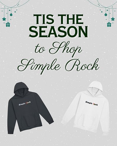 Tis the Season to Shop Simple Rock🎄 Get your Christmas gifts through the link in our bio!