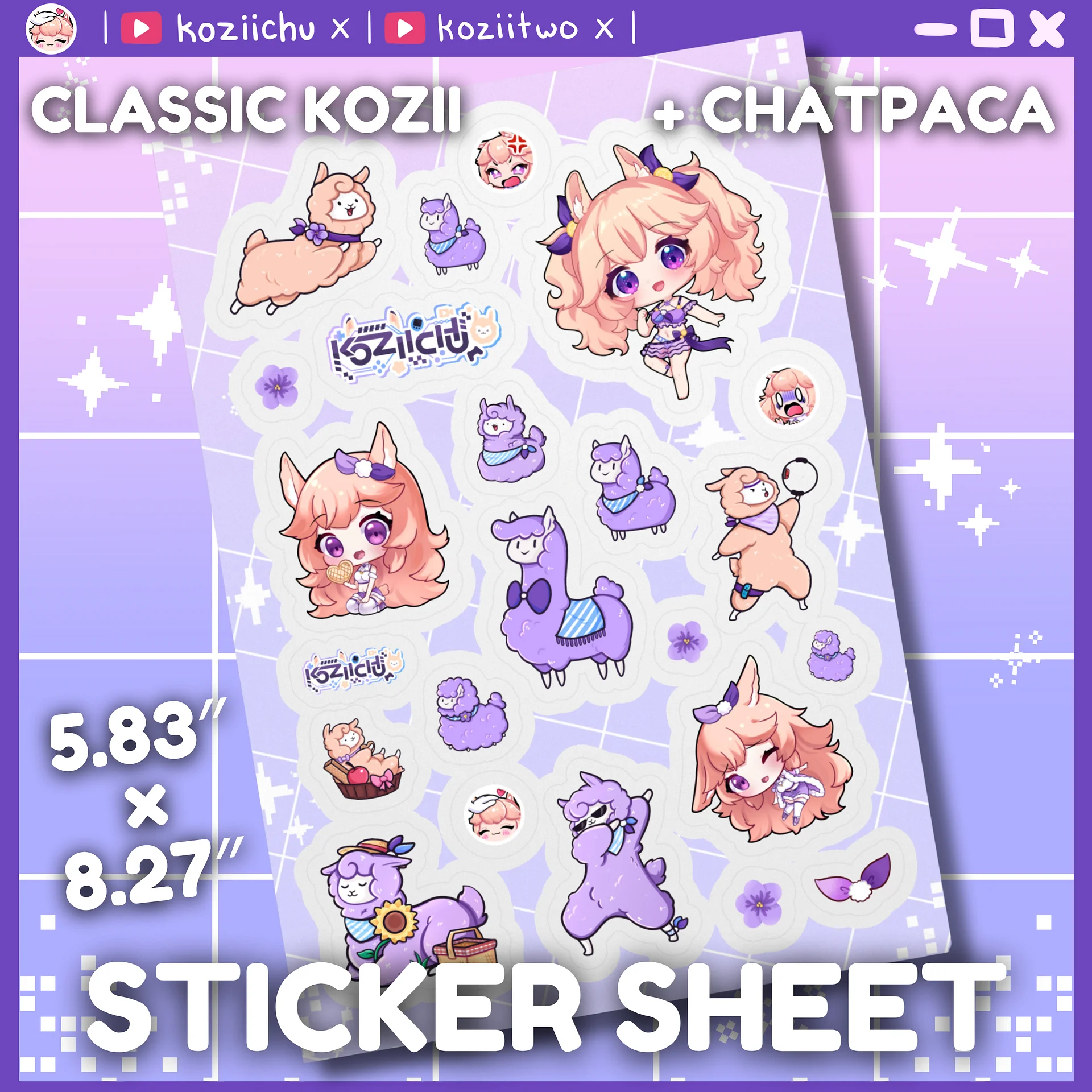 Classic Kozii/Alpaca Sticker Collection product image (1)