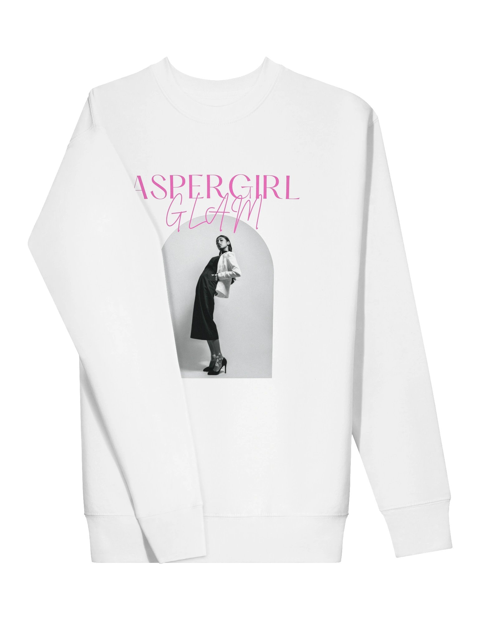 AsperGirl Glam Crewneck White product image (3)