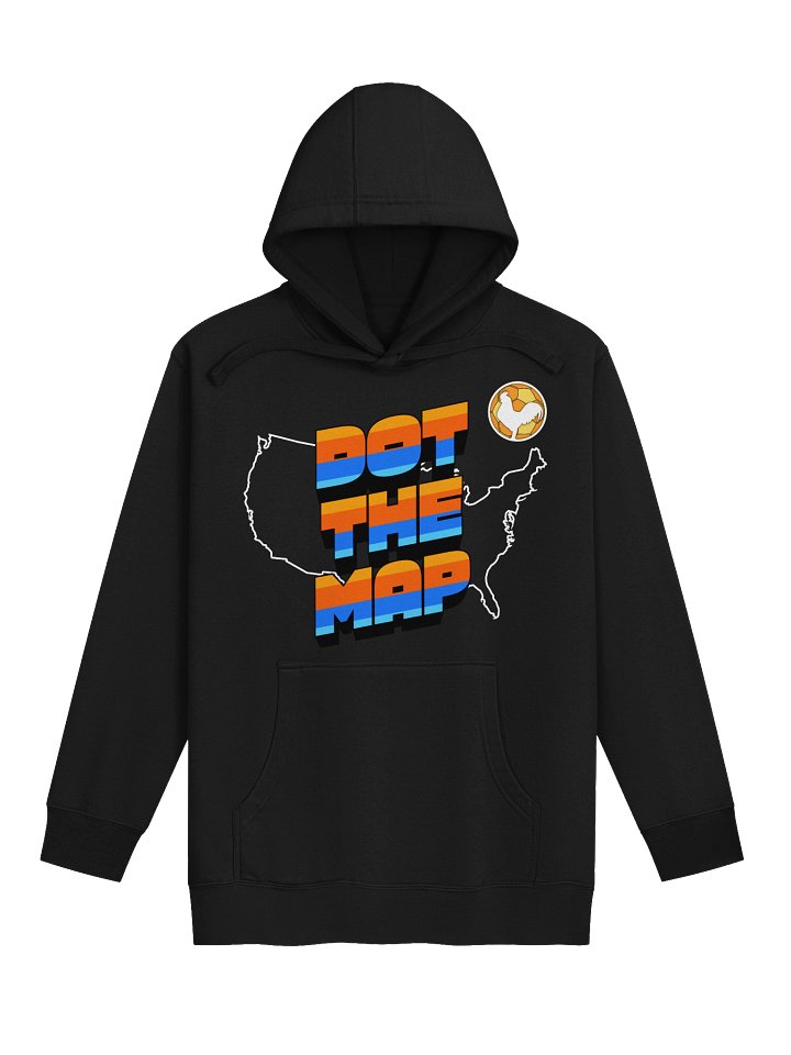 Dot The Map Hooded Sweatshirt product image (1)