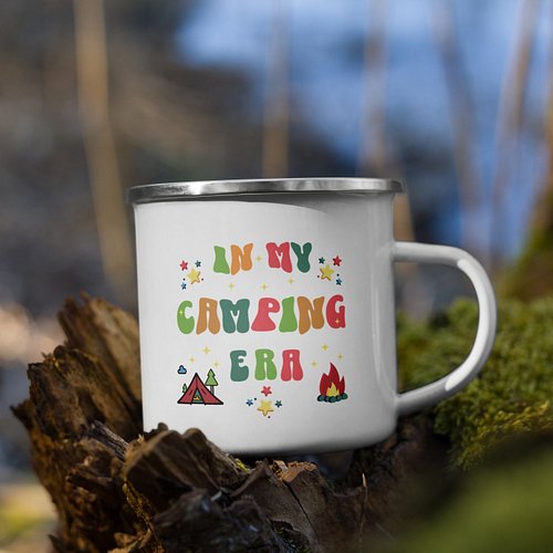 Every happy camper needs a unique camper mug. It's lightweight, durable and multifunctional. Use it for your favorite beverag...
