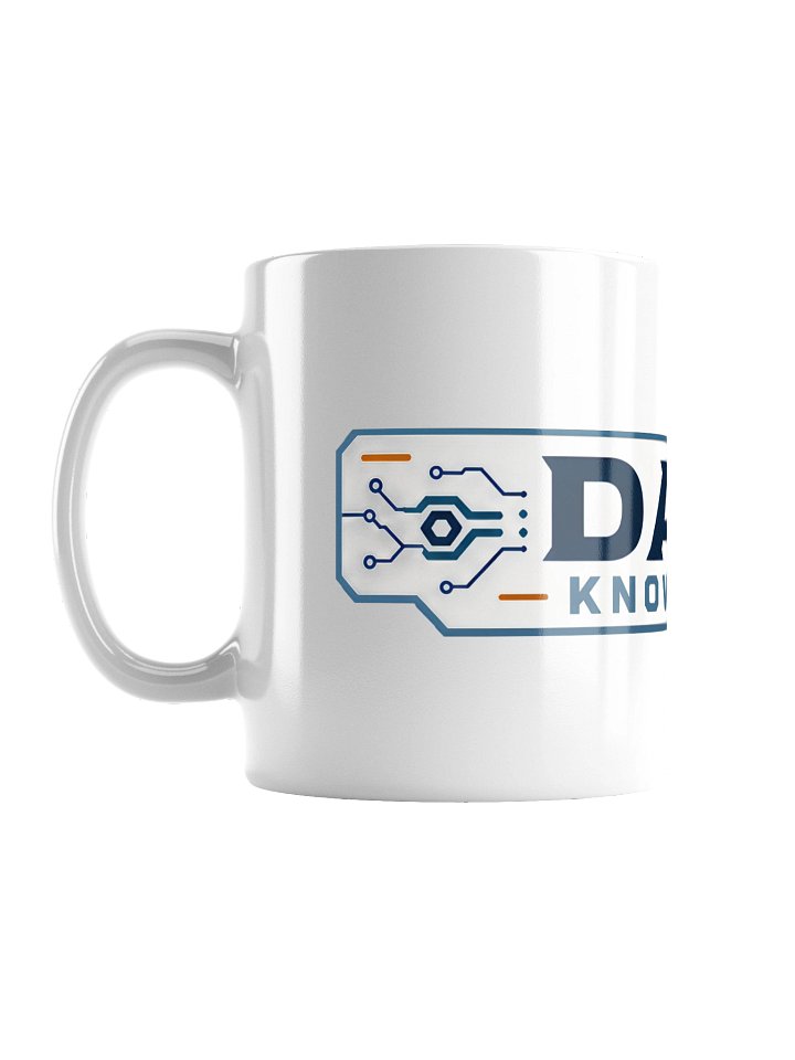 Dads Know Stuff Large Logo White Mug product image (2)