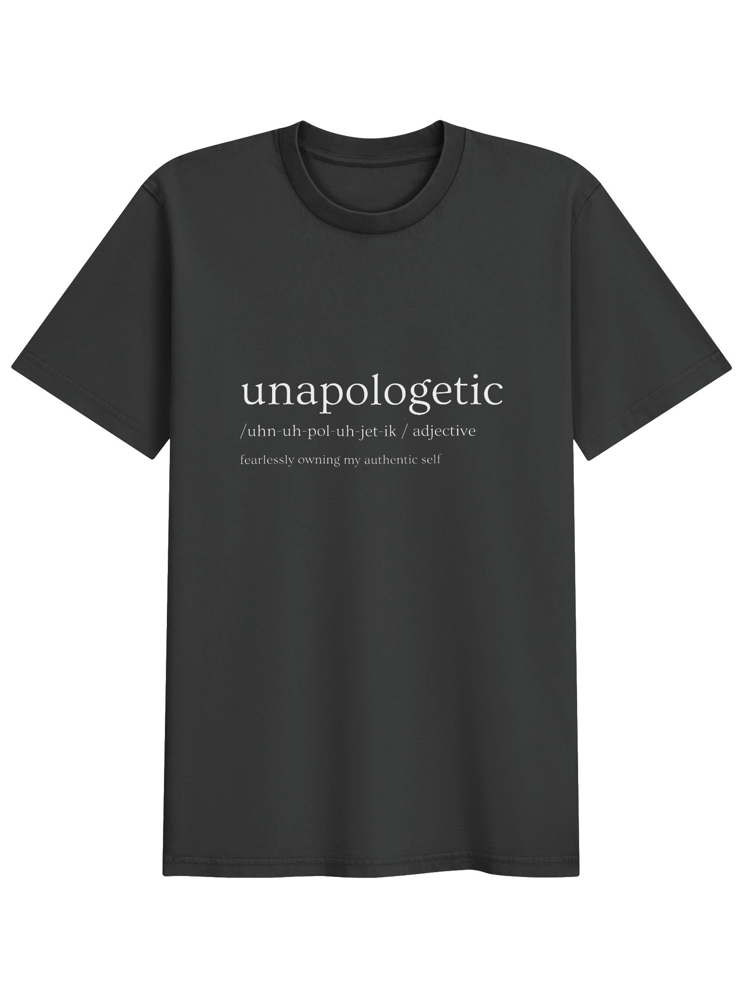 Unapologetic — Fearlessly Owning It --Unisex Garment Dyed T-Shirt product image (1)
