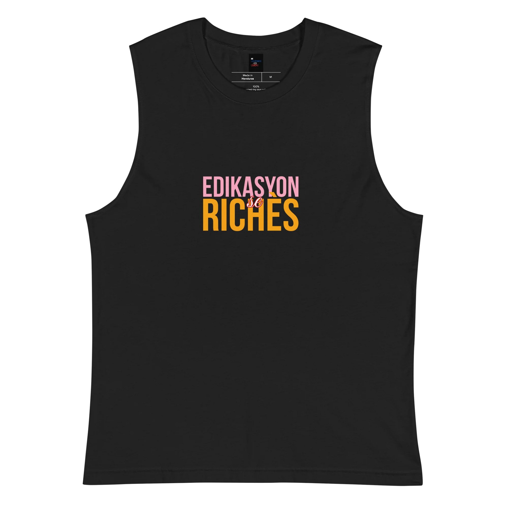 Edikasyon se Richès Muscle Tank – Flex Your Mindset product image (2)