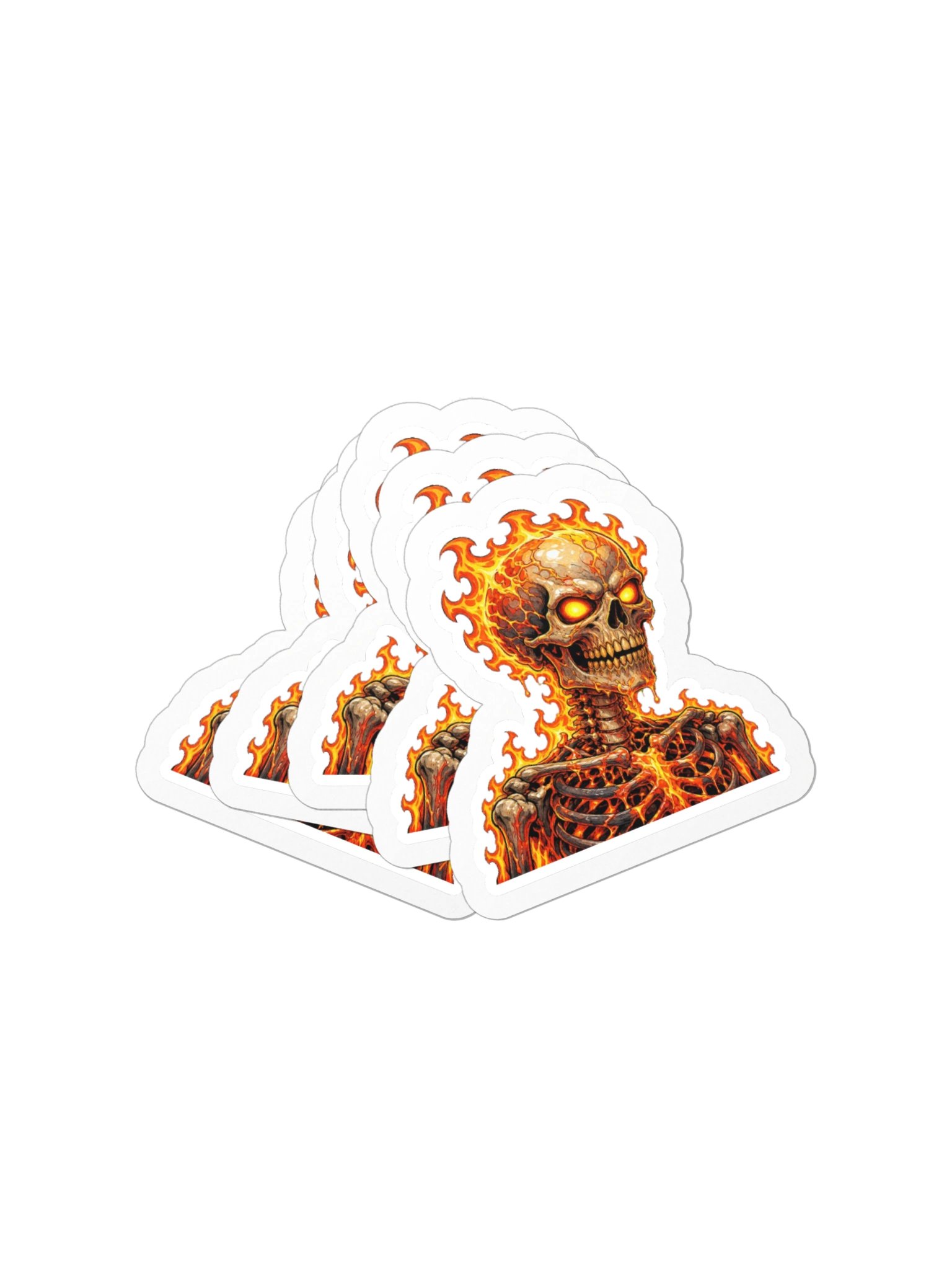 Fire Skull Sticker product image (12)