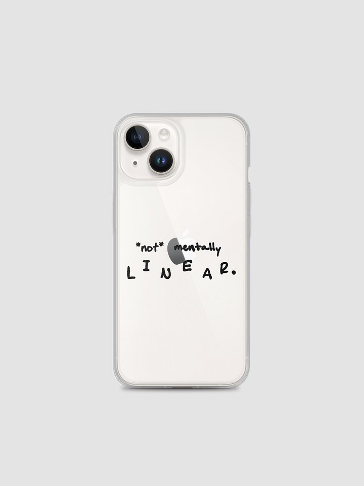 *not* mentally linear Clear Case for iPhone® product image (1)