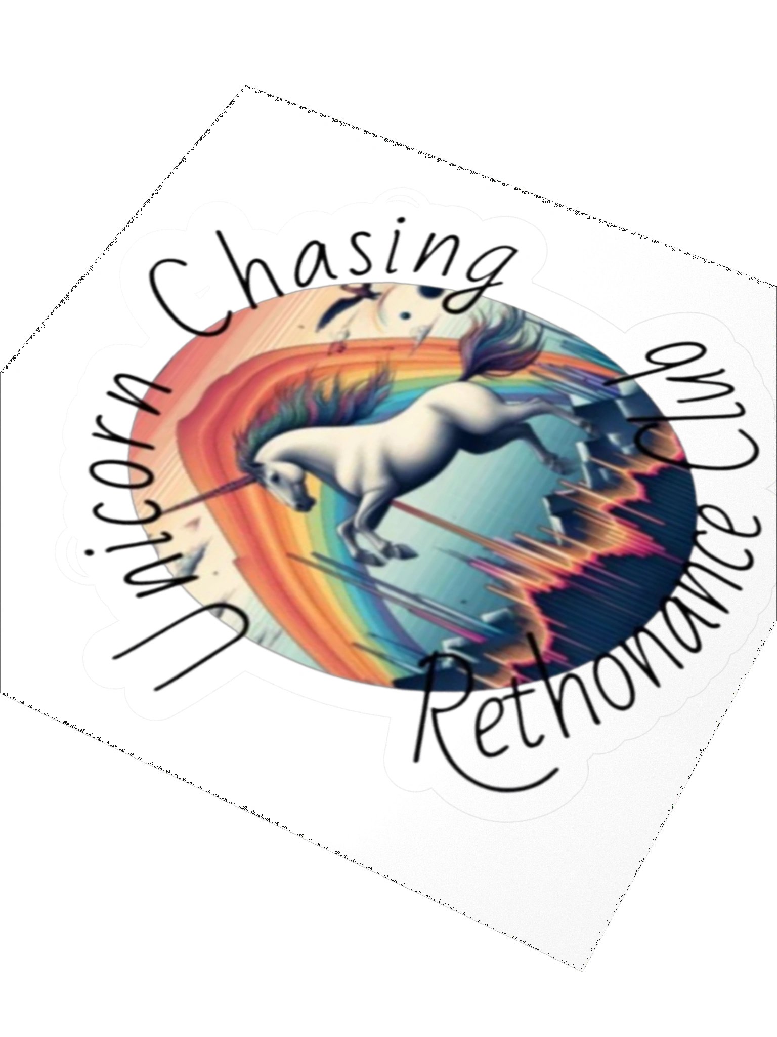 Unicorn Chasing Resonance Club 70s - Sticker product image (3)