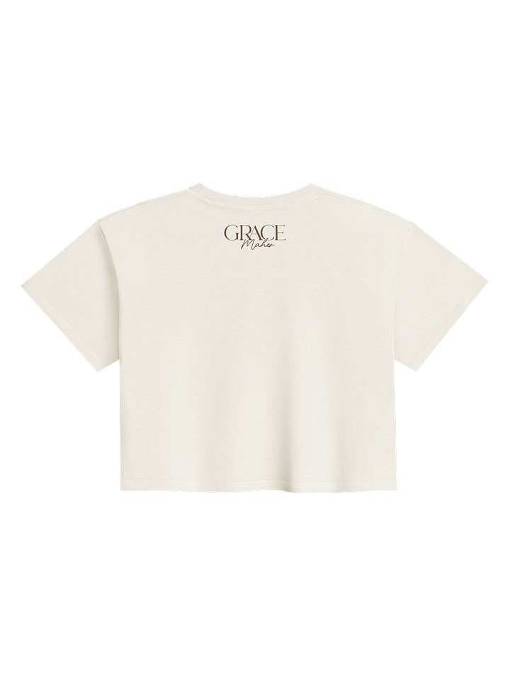 Uneasy - crop t-shirt natural product image (2)