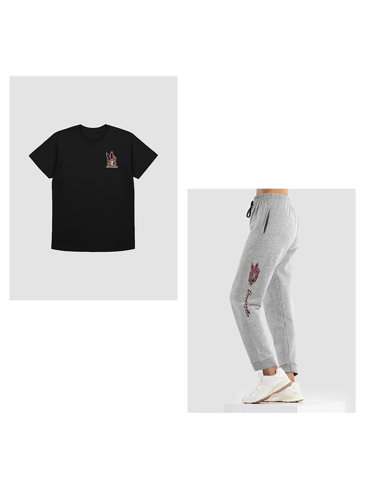 Battle Bunny Chibi Bundle 2 - tee + jogger product image (1)