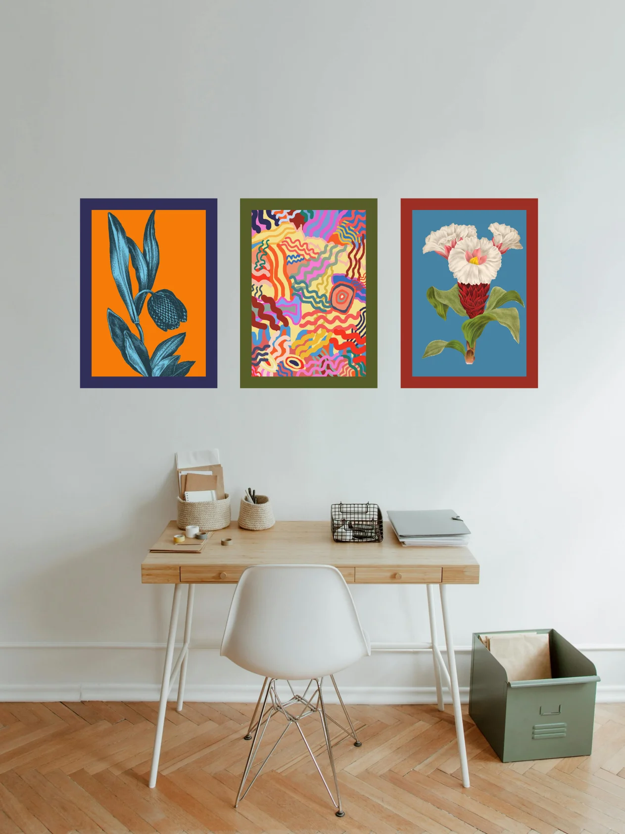 Bold Colourful Triptych product image (2)