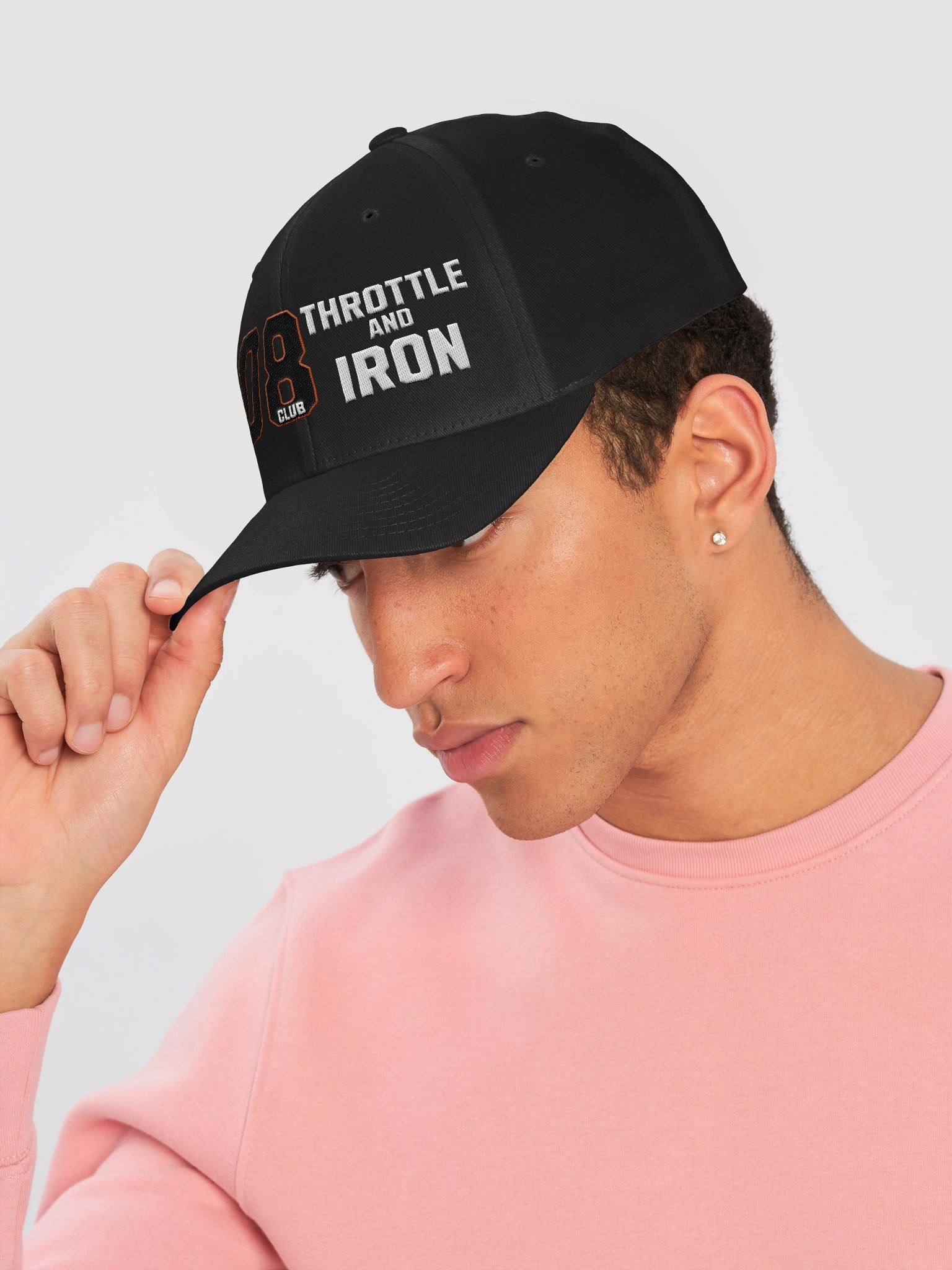 108 Club Throttle & Iron FlexFit Hat — OG PowerPlus Edition product image (30)