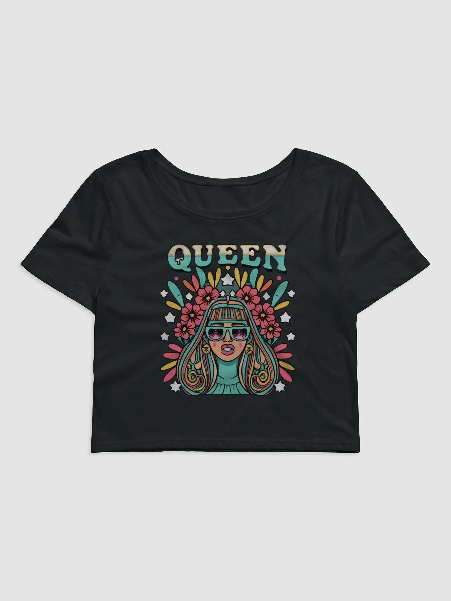 Queen Sheeba Womans Cropped Tee product image (2)