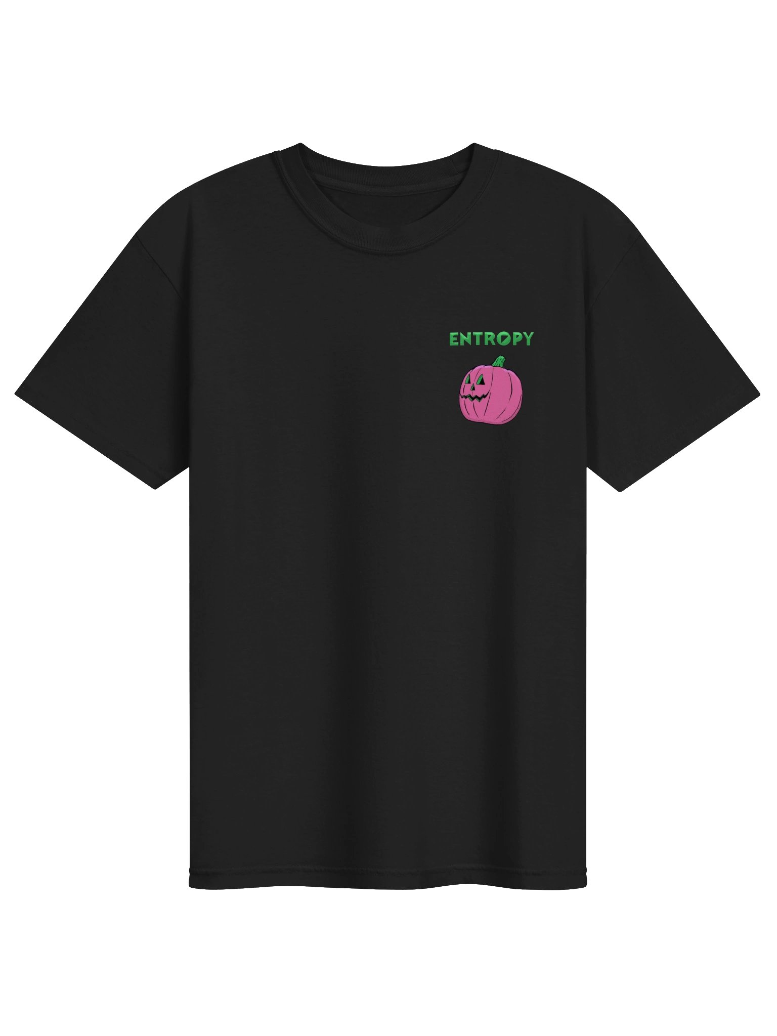 Black Tee - Pumpkin Logo
