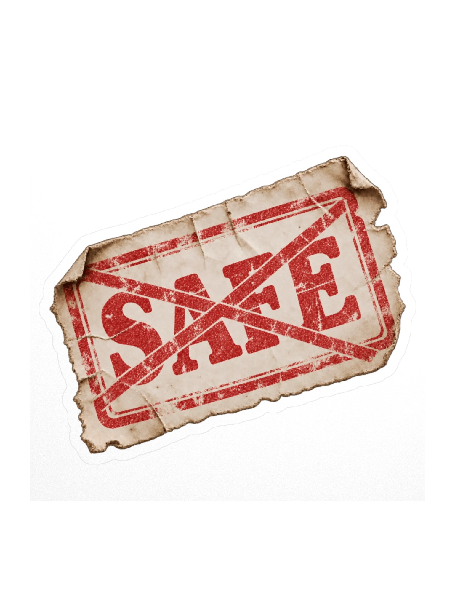 Not Safe Sticker product image (1)