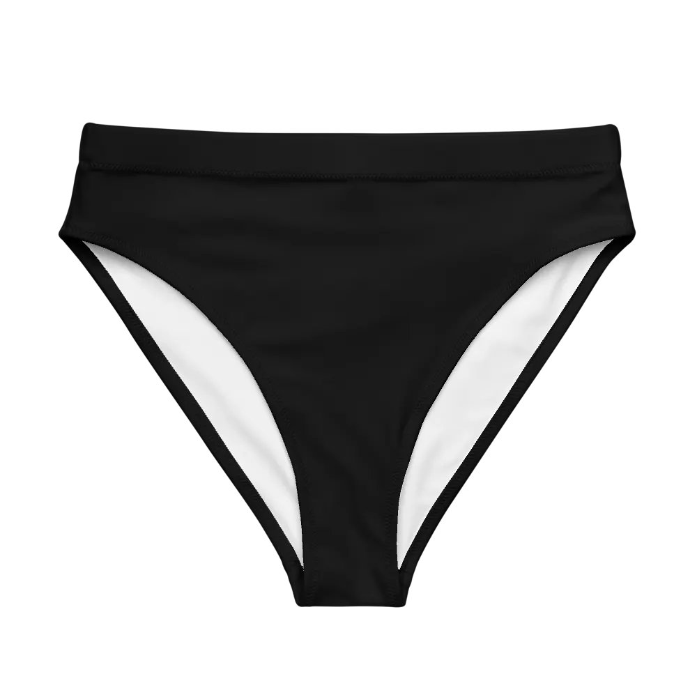 Eclipse Black High-Waisted Bikini Bottom product image (4)
