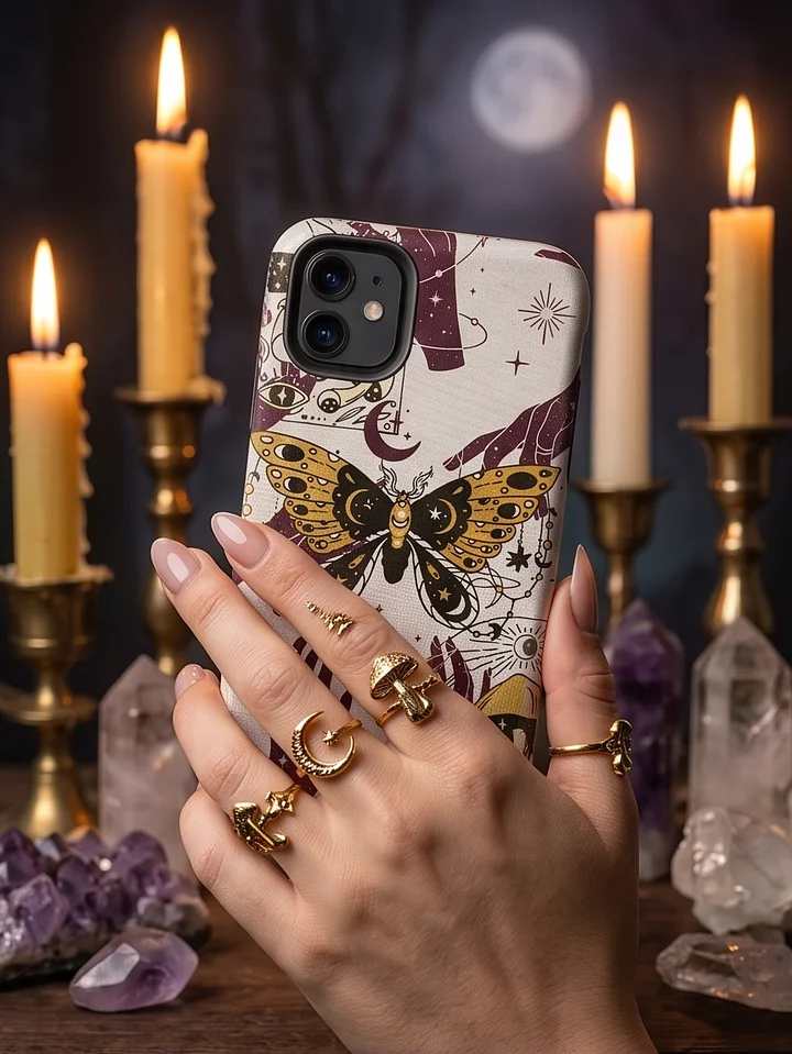 Enchanted Moth Ascension IPhone Case product image (1)