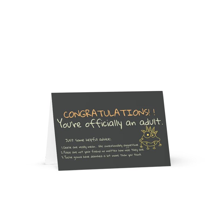 Funny Graduation Card product image (1)