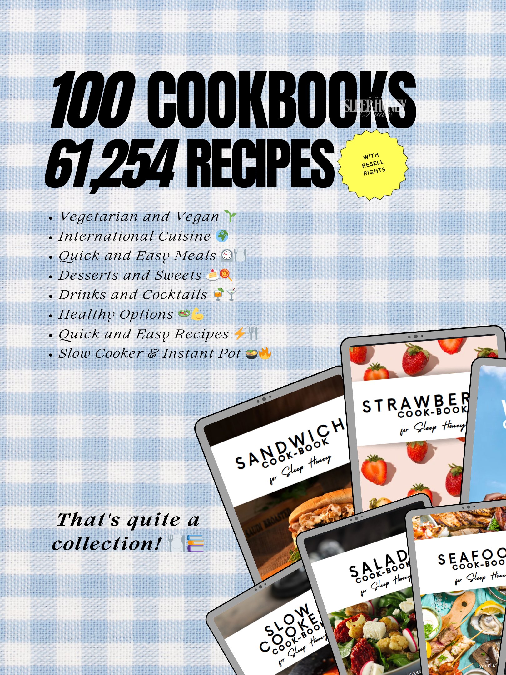 CookBook Bundle 100 Digital CookBook With Resell Rights product image (4)