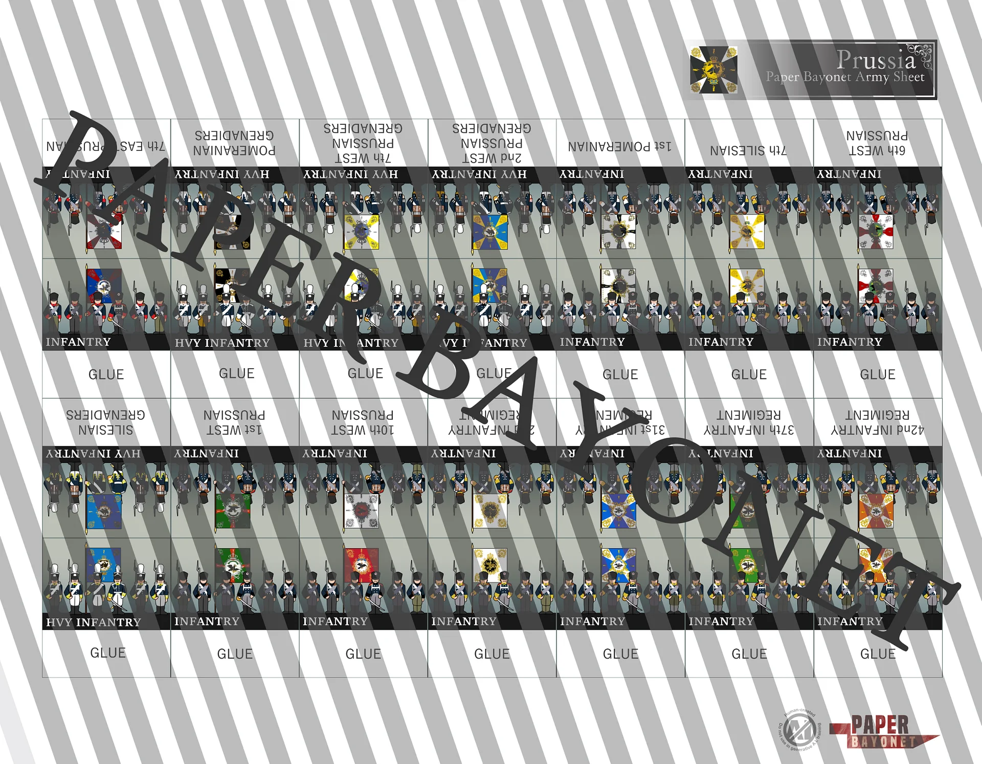 Prussia Army Sheets product image (3)