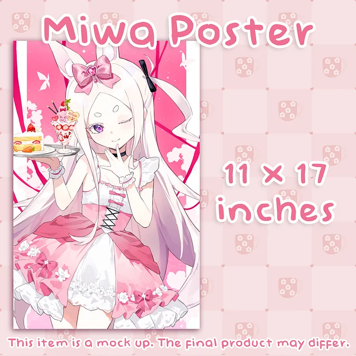 Miwa Birthday Poster product image (1)