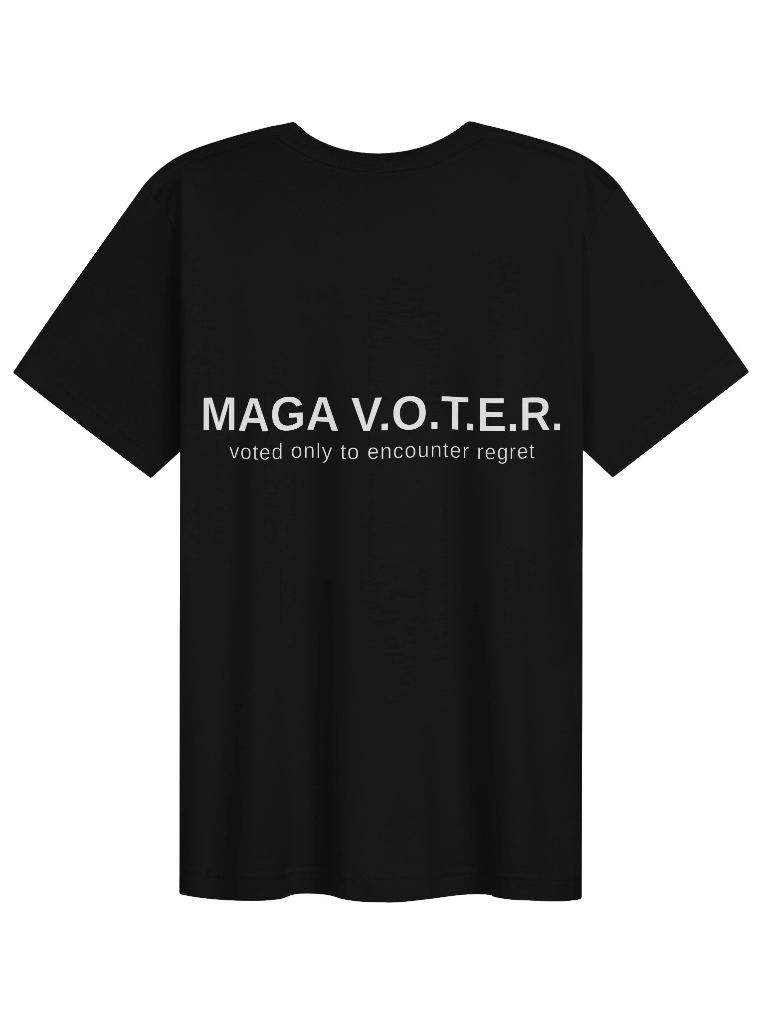 MAGA V.O.T.E.R. — Minimal Tee (Back Print) product image (2)