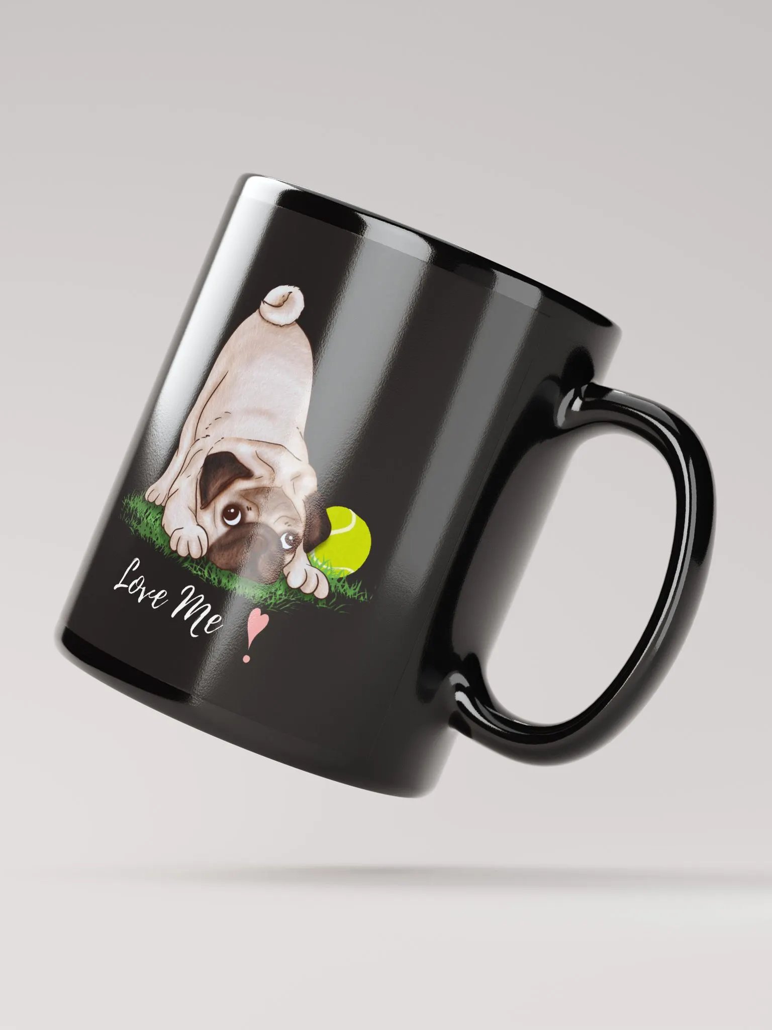Pawsitively Playful Pug Mug product image (3)