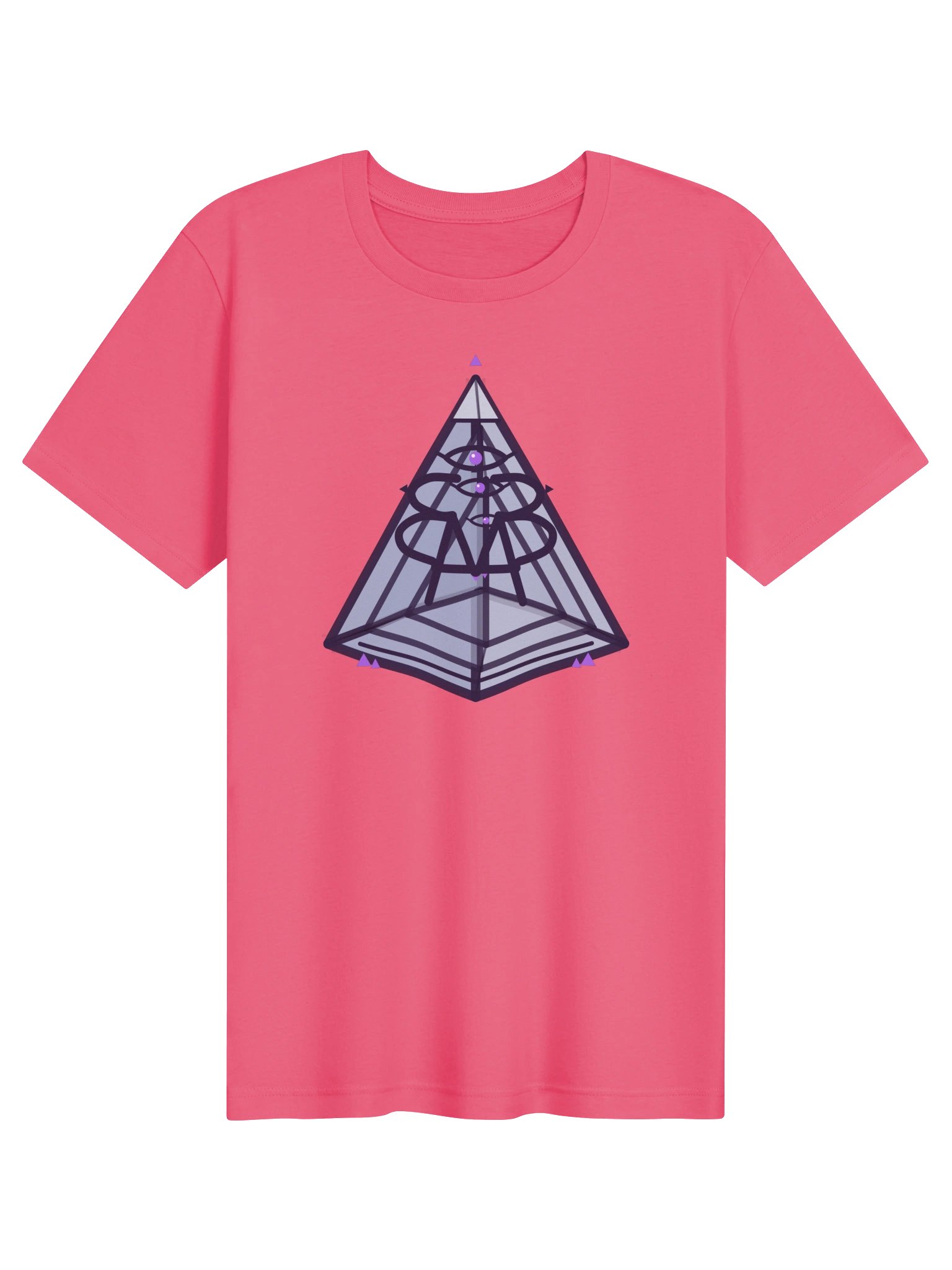 AMP-33 5D Pyramid Tee — Pink product image (1)