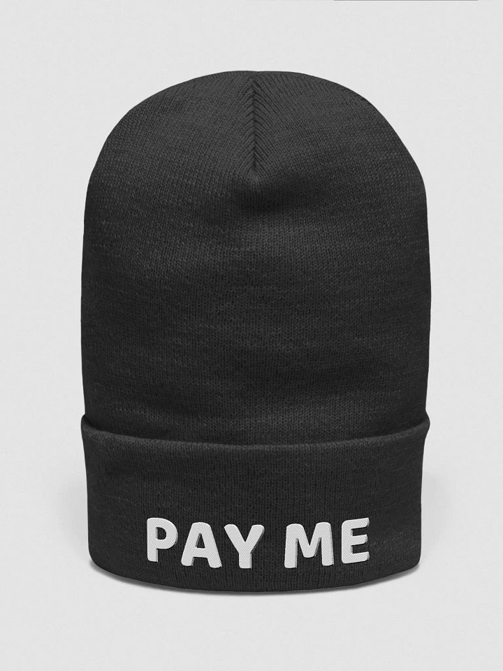 PAY ME Beanie product image (2)