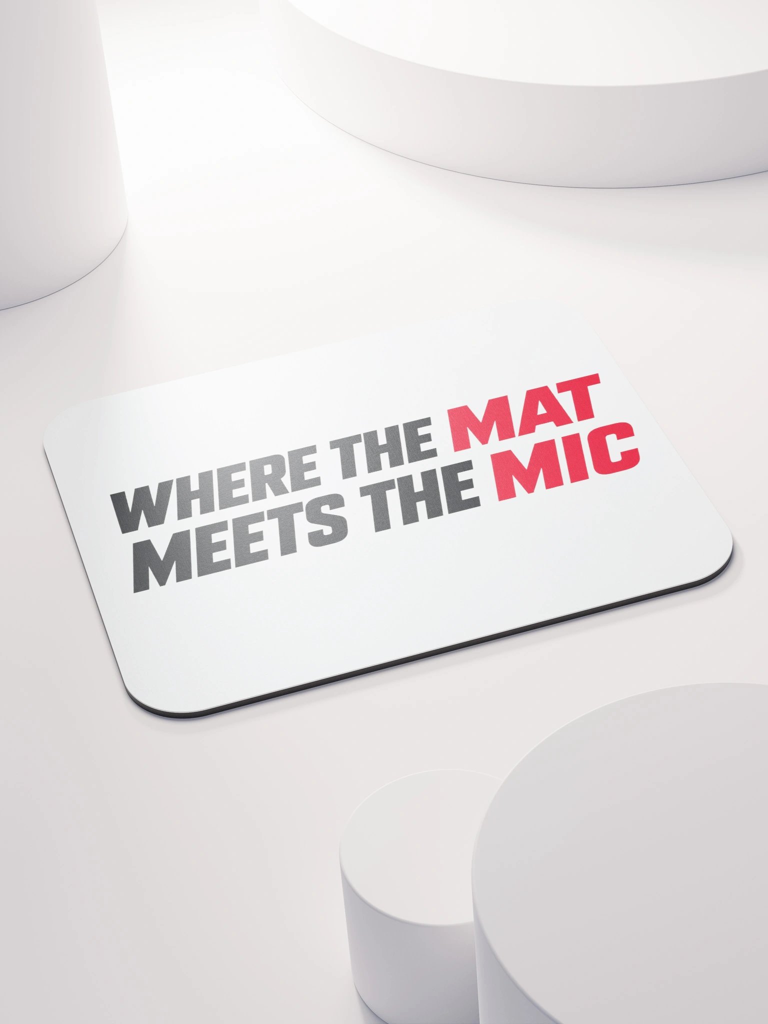 Where the Mat Meets the Mic Mousepad product image (4)