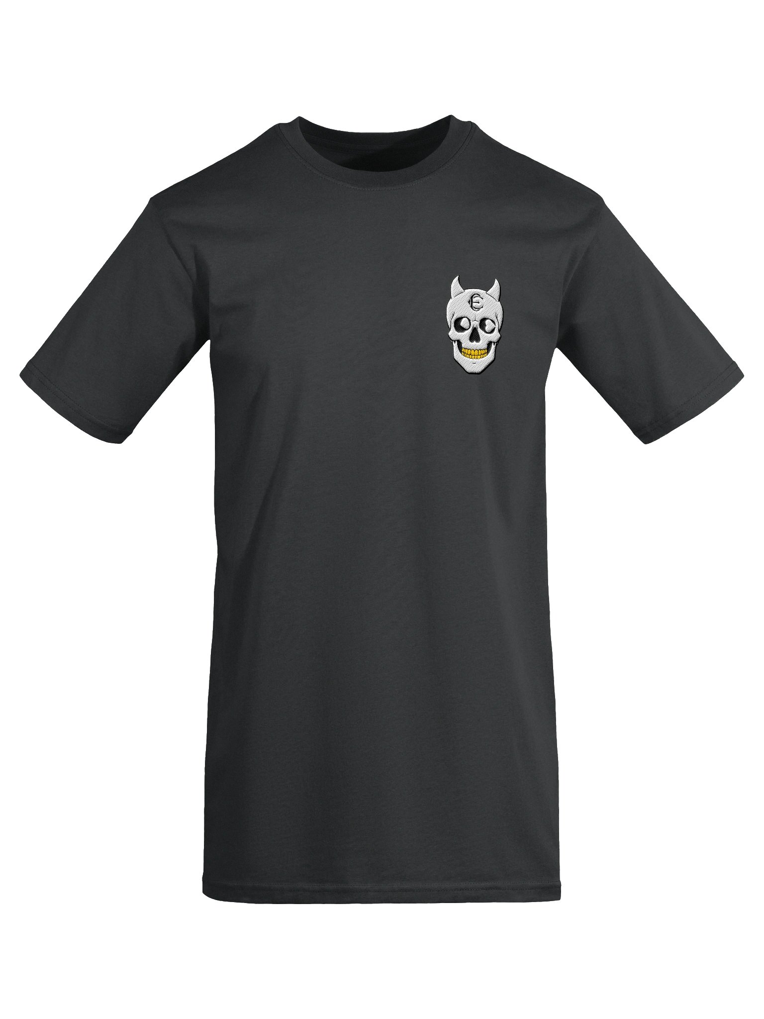 Gold Teeth Embroidered POG Skull Heavyweight Tee product image (7)