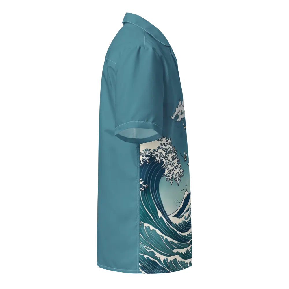 Ocean Breeze Hawaiian Shirt - Japanese Art Style product image (2)