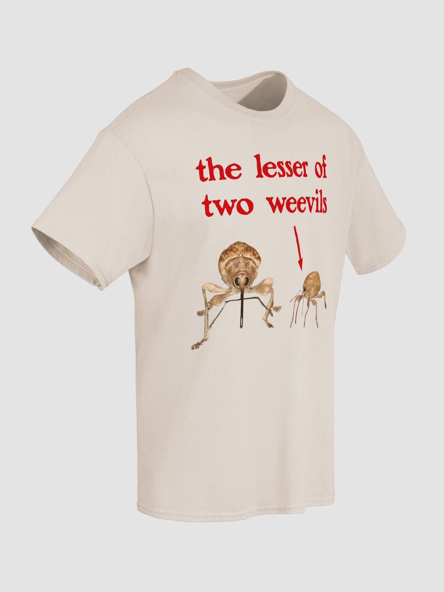 Lesser of two weevils T-shirt product image (16)