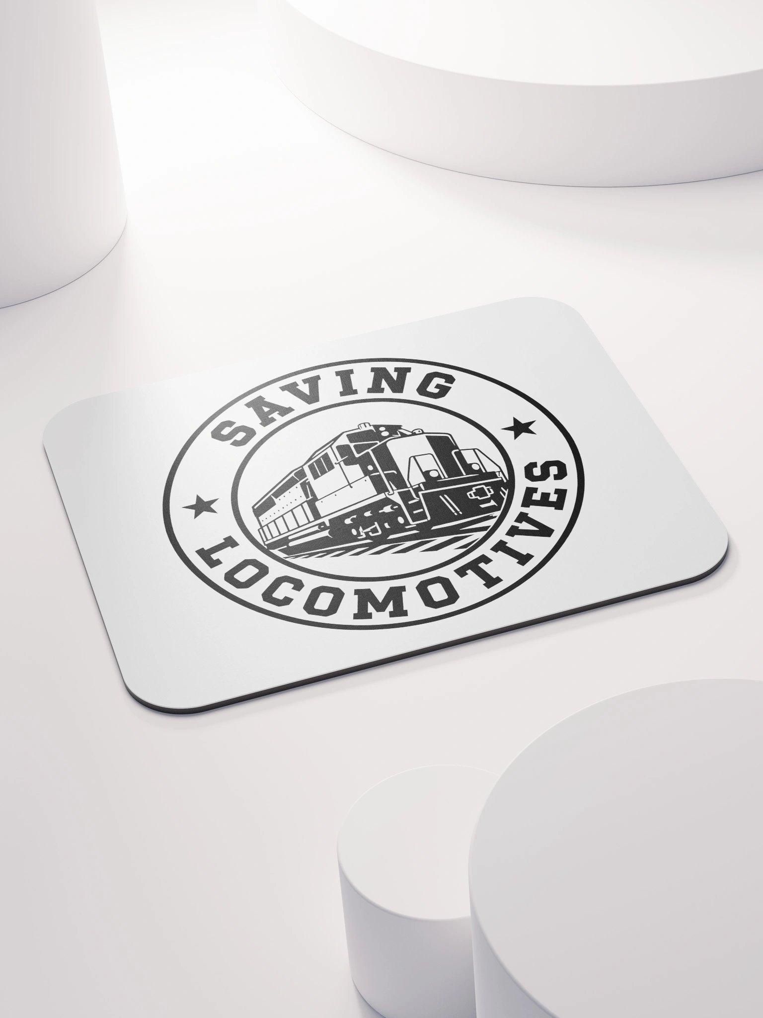 Saving Locomotives Railroad Mouse Pad product image (4)