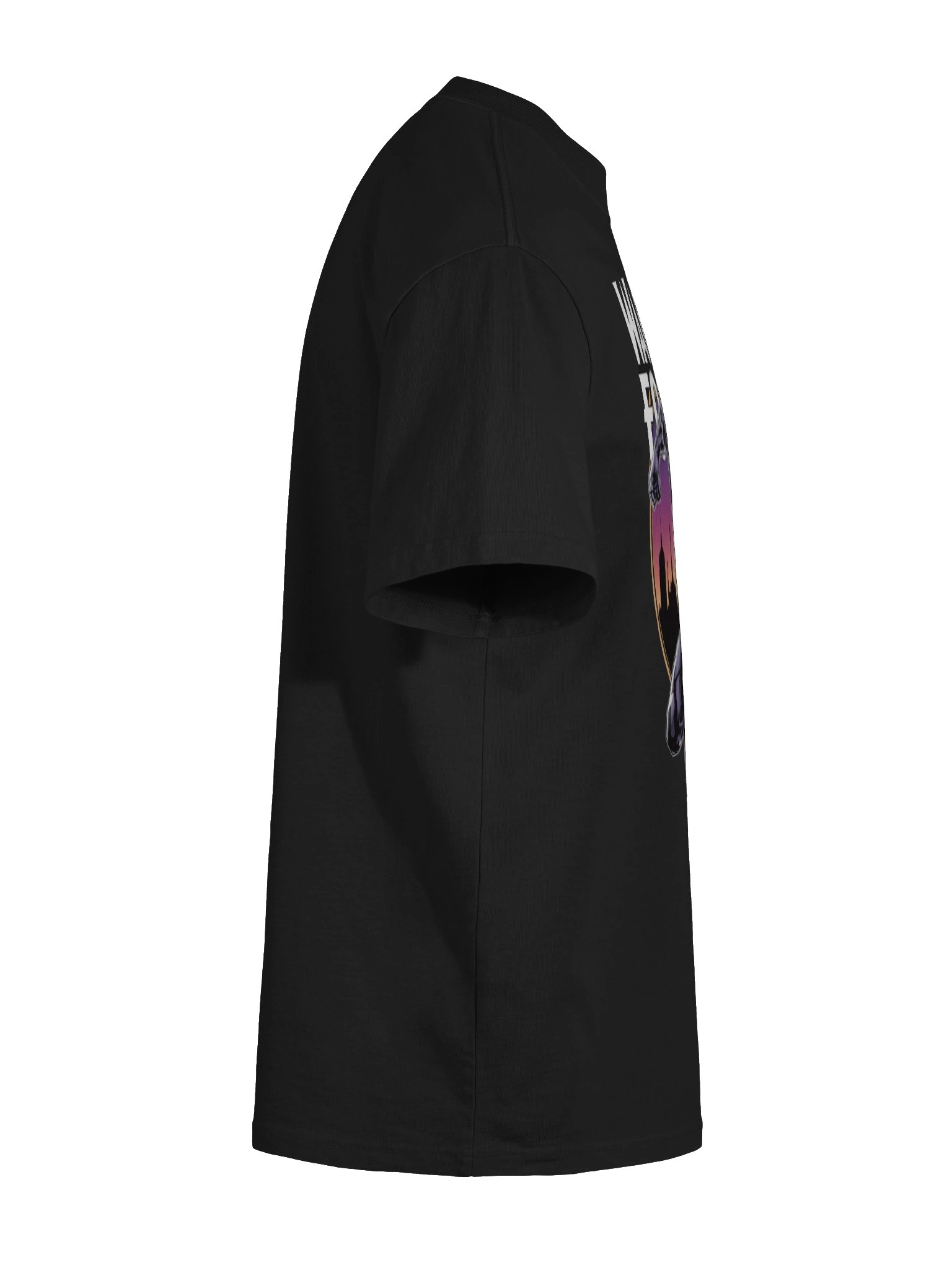 Black Panther Wakanda Forever Oversized Faded T-Shirt – Vibranium Sunset Sentinel product image (11)