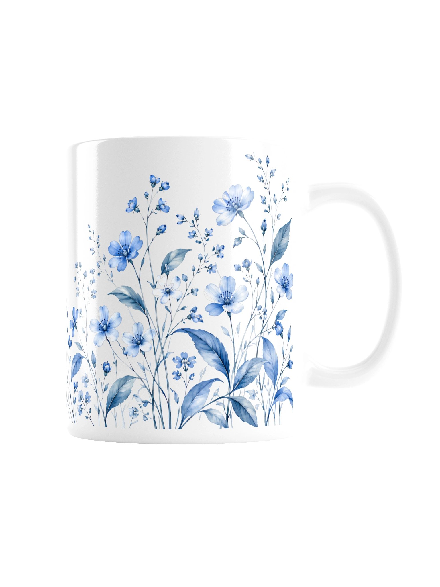 Let’s Move a Little Mug | Blue Botanical product image (4)
