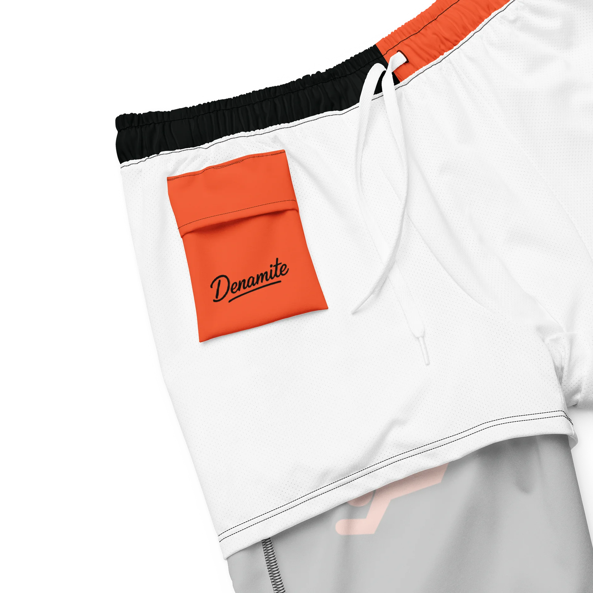 DANGER! - Black/Orange Swim Trunks product image (8)