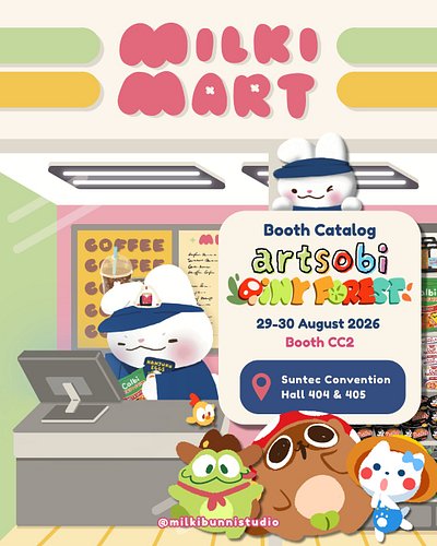 Welcome to Milki Mart! 🛒🩷

We’re popping up at Artsobi Art Market 3.0: Tiny Forest this weekend! 🌳✨ Come shop our little conv...