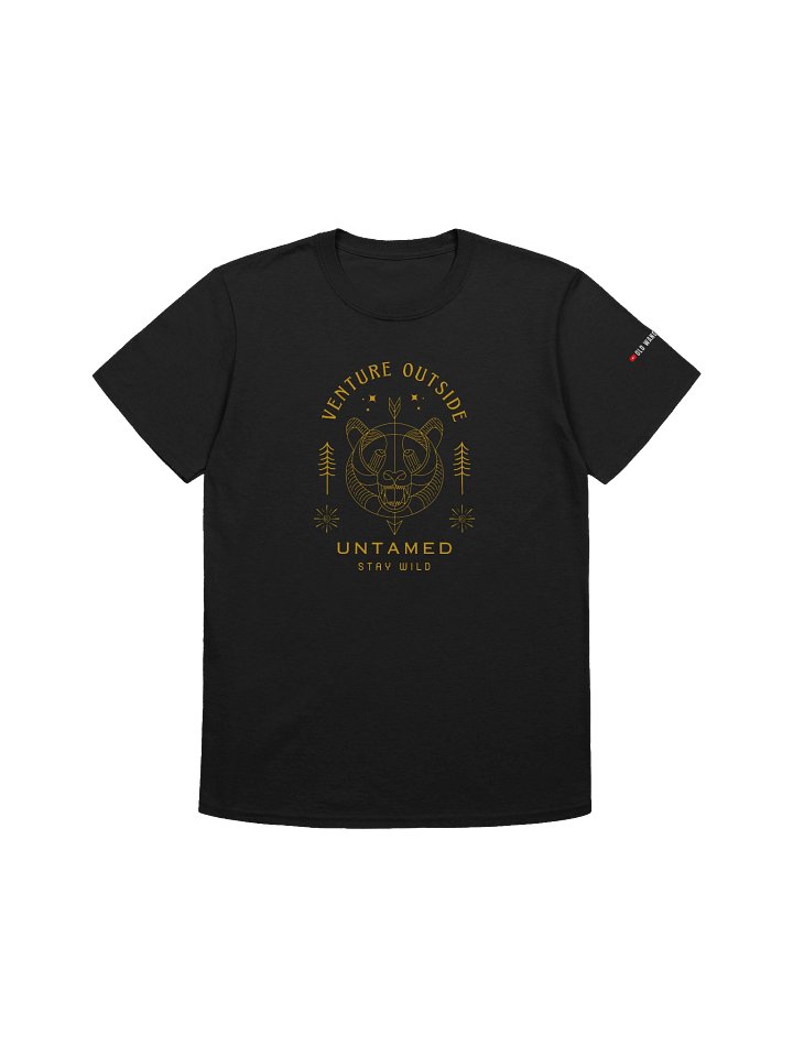 Venture Outside Black & Gold Unisex Tee product image (1)