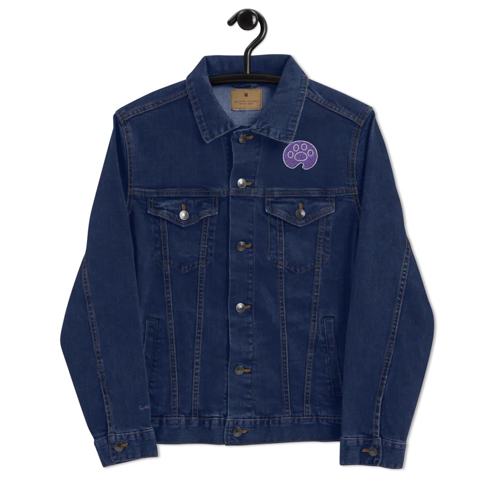 Squibble Design Paw Logo Denim Jacket product image (8)