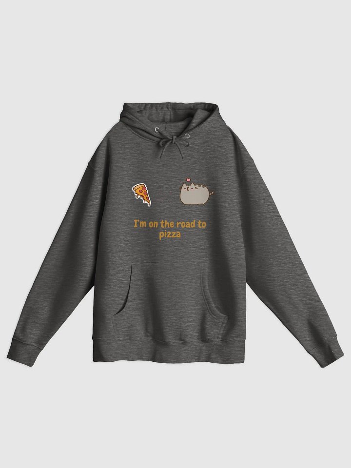 Blushing Cat Pizza Love Hoodie product image (6)