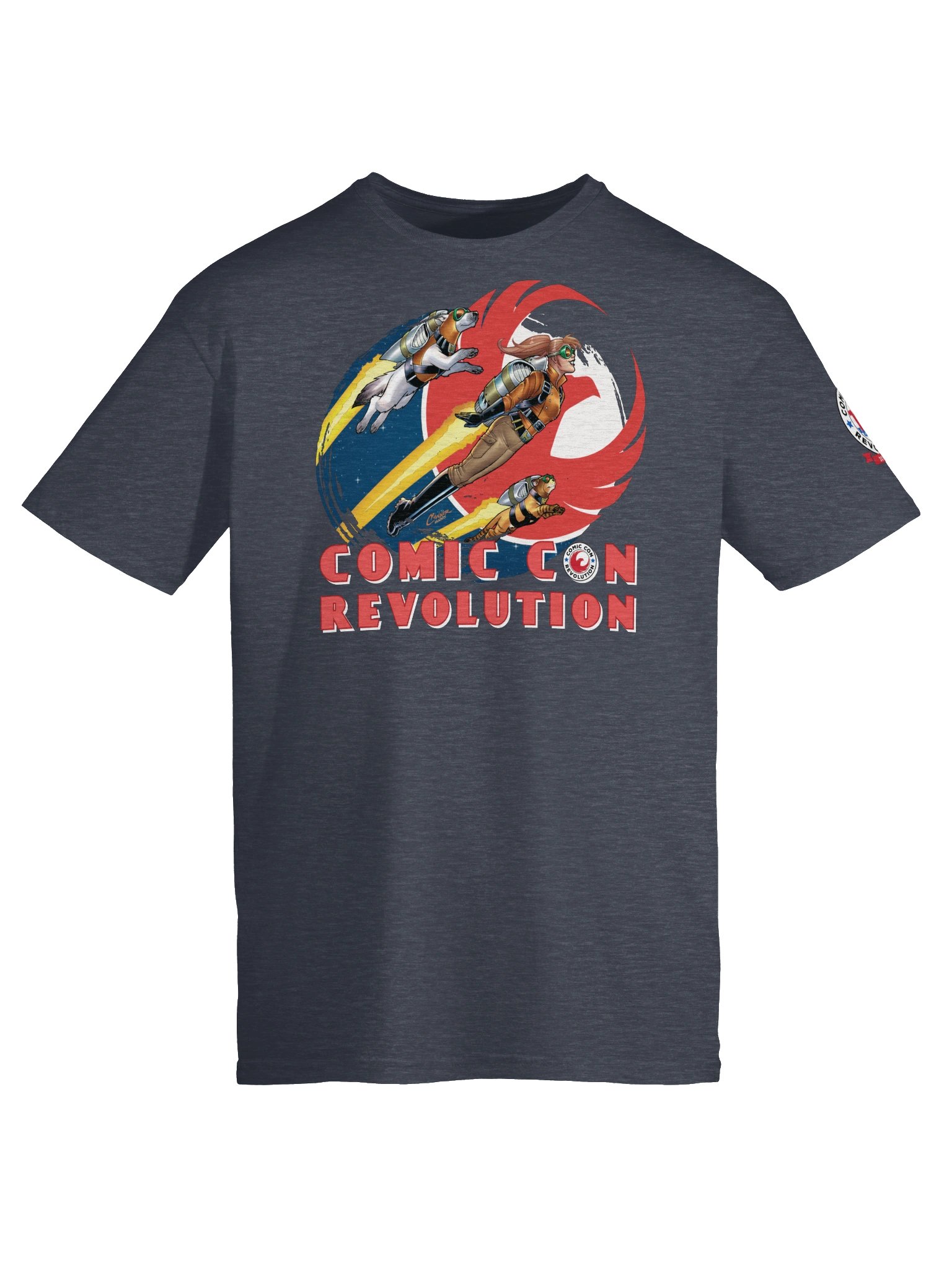 Comic Con Revolution 10th Anniversary Jetpack Jules 2019 Reissue Tee product image (5)