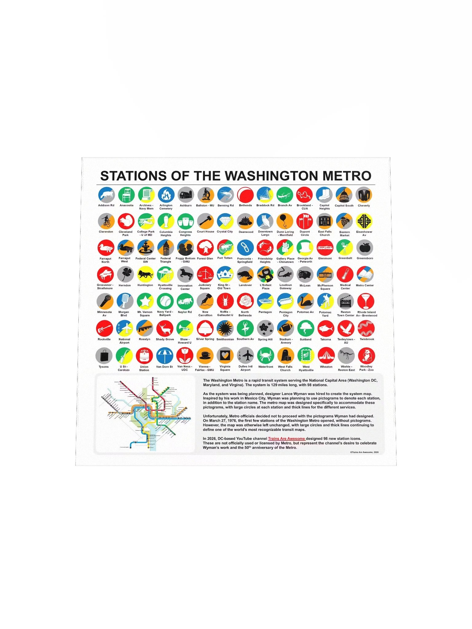 Metro Pictograms - Poster product image (4)